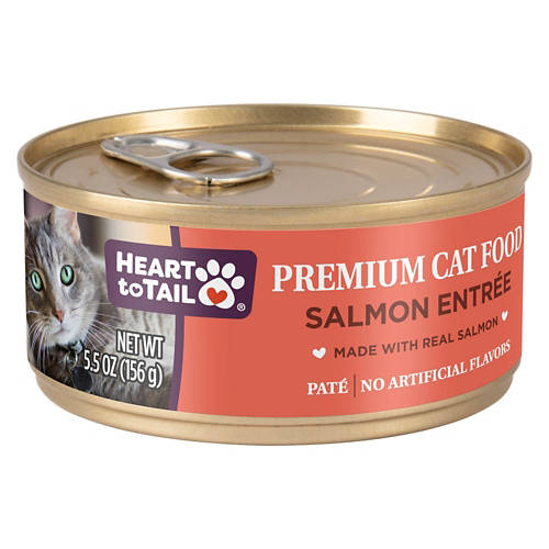 Heart to Tail Salmon Dinner Canned Cat Food, 5.5 oz